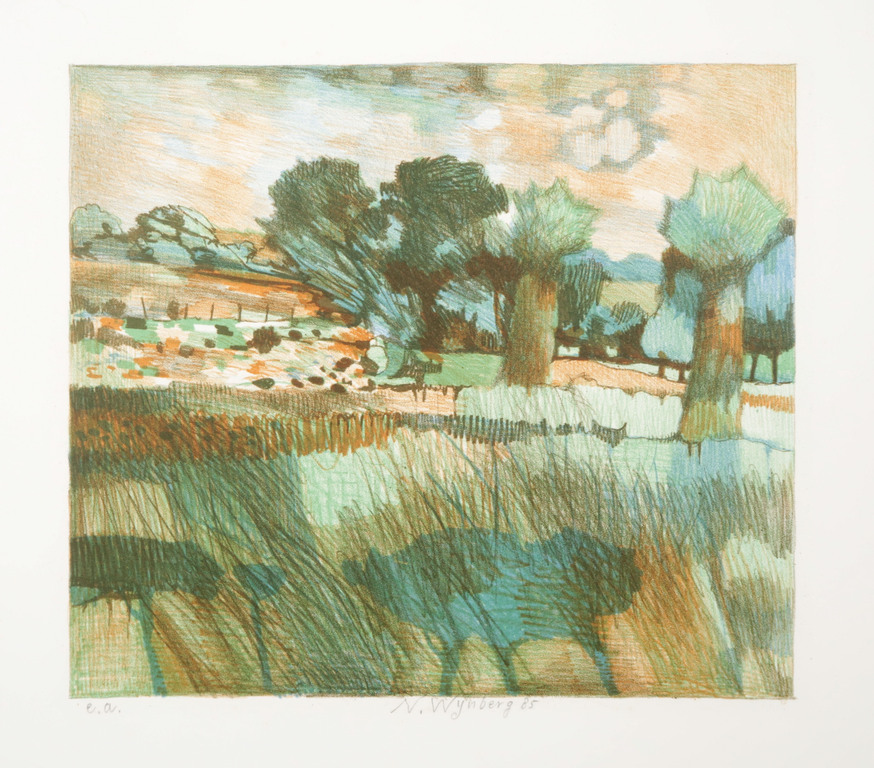 Nicolaas Wijnberg: Litho, Landschap kopen? Bied vanaf 1!