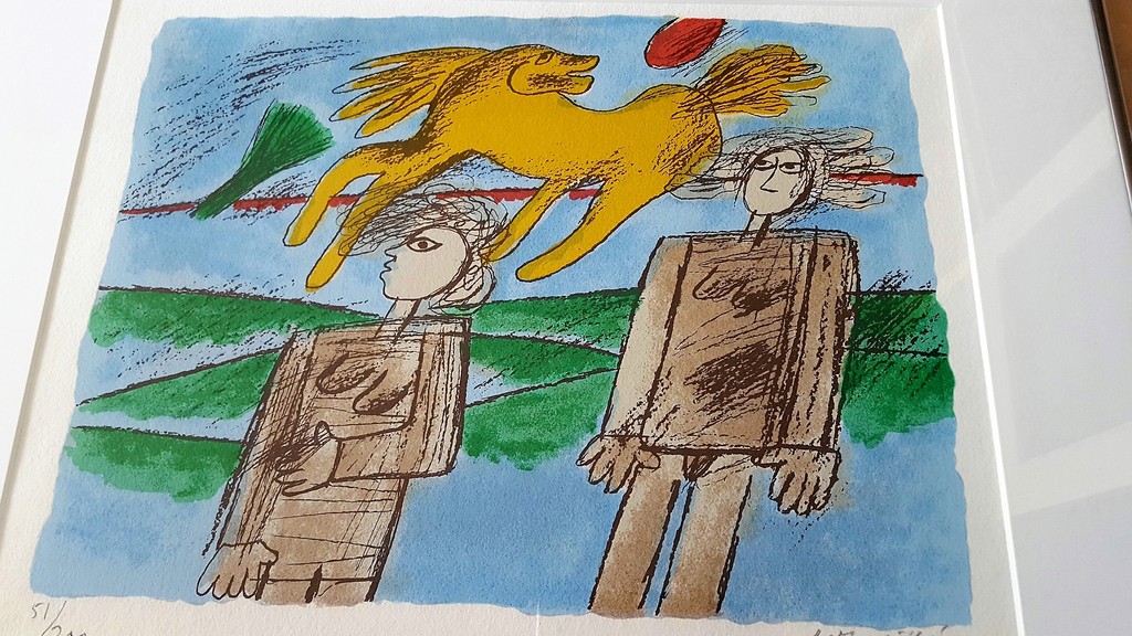 Corneille: zeefdruk, Promenade  kopen? Bied vanaf 150!