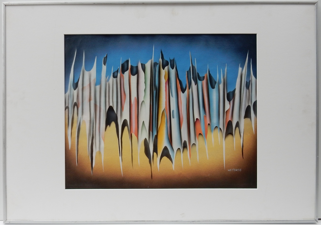 Olieverf op doek - Westerhof - Abstract kopen? Bied vanaf 1!