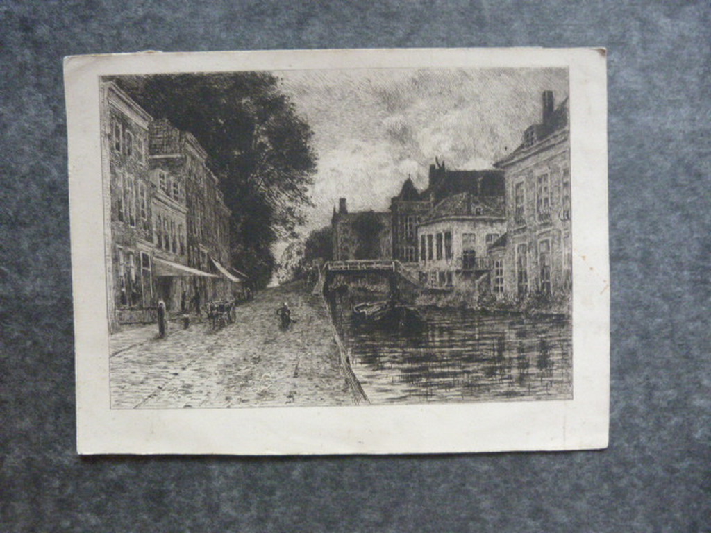 Anton L. Koster  -  twee etsen. kopen? Bied vanaf 1!