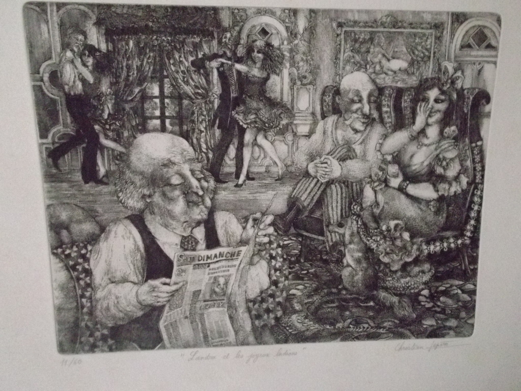 Lithografie, titel: Landru et les joyeux ludions, nummer 11 van 60  kopen? Bied vanaf 10!