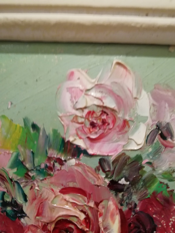 onbekend kunstenaar - olieverf op paneel - bloemen stilleven - circa 1960 kopen? Bied vanaf 1!