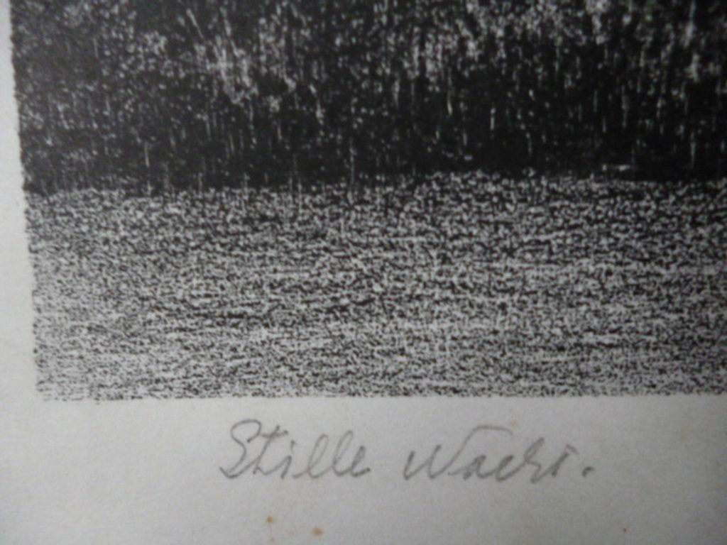Jan Visser - litho - Stille wacht kopen? Bied vanaf 30!