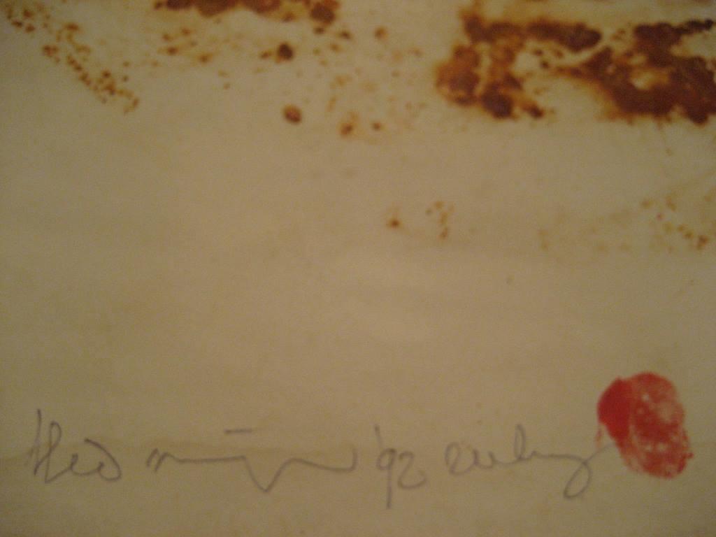 Theo Niermeijer twee werken roestprint op karton kopen? Bied vanaf 10!