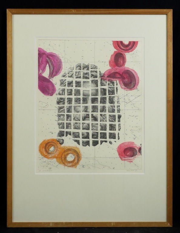 Harald Vlugt: Ets, Pick up his pieces - Ingelijst kopen? Bied vanaf 1!