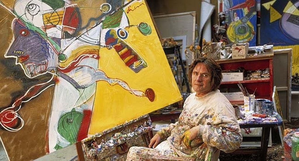 PETER DIEM, handgesigneerde zeefdruk 'Cow Bleu' kopen? Bied vanaf 1!