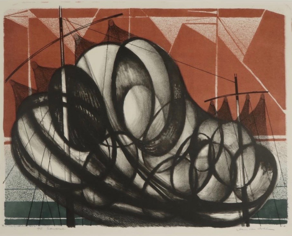 Hans van Dokkum: Litho, Z.T. kopen? Bied vanaf 35!