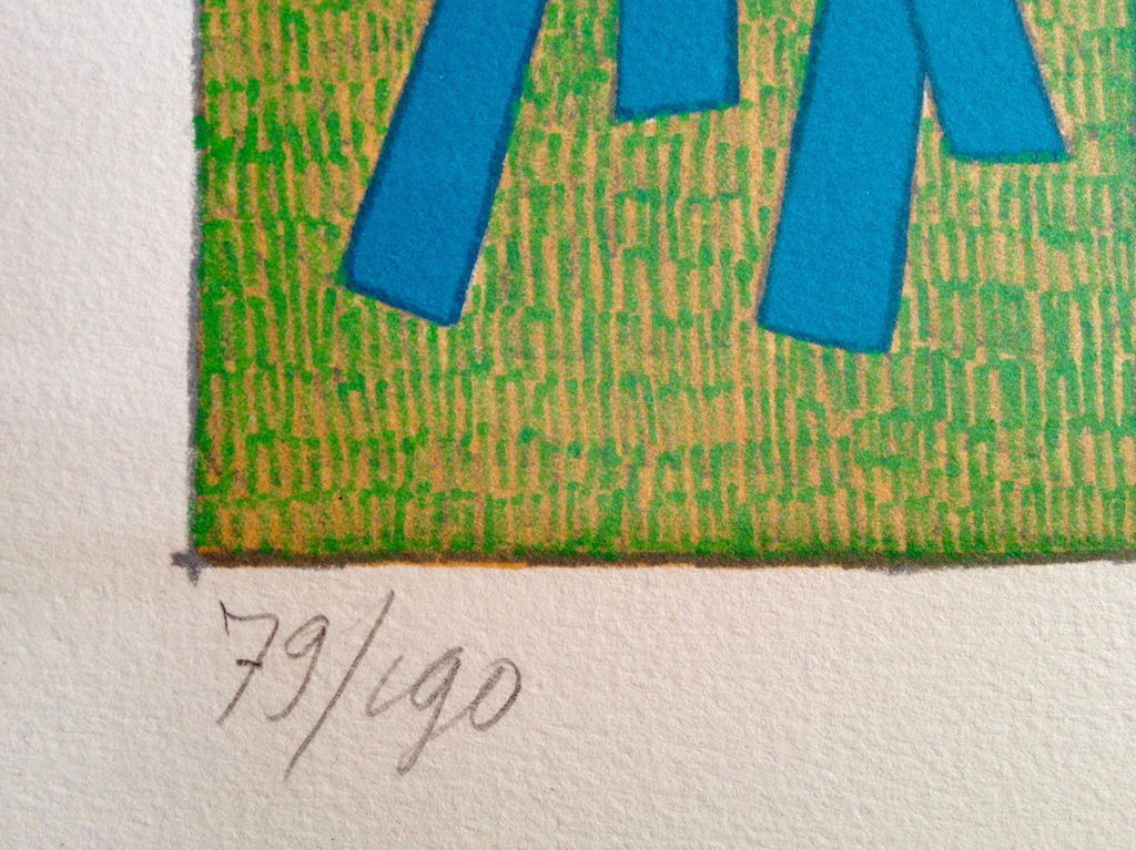 Mark Brusse, kleuren litho, "Targot", prent 190, 1974 kopen? Bied vanaf 45!