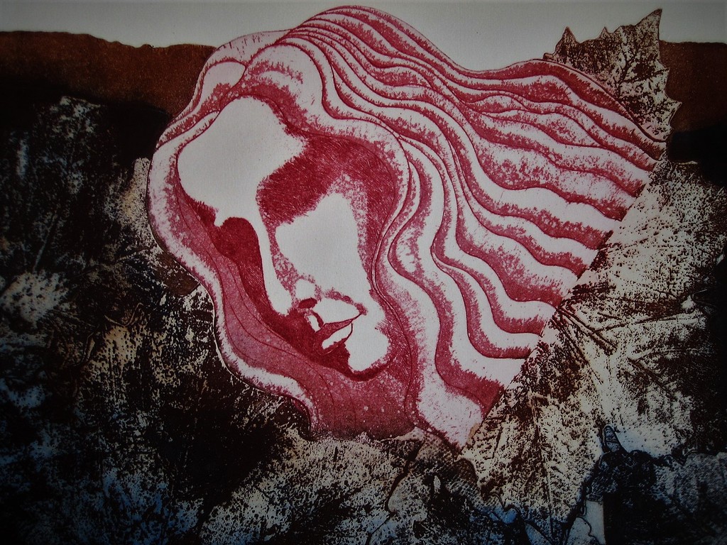 Fraaie gemengde Techniek "Je kwam met de dageraad" gesigneerd Menan 1973 kopen? Bied vanaf 1!