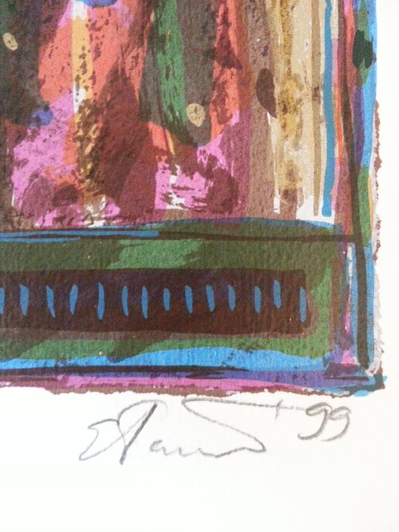 Eric Toebosch, zeefdruk , titel: " Angeli " kopen? Bied vanaf 30!