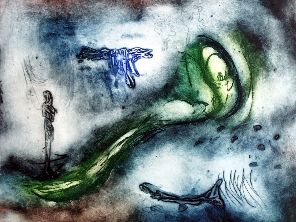 AD ARMA - groot abstrace ets uit oplage van 40 - GESIGNEERD. kopen? Bied vanaf 100!