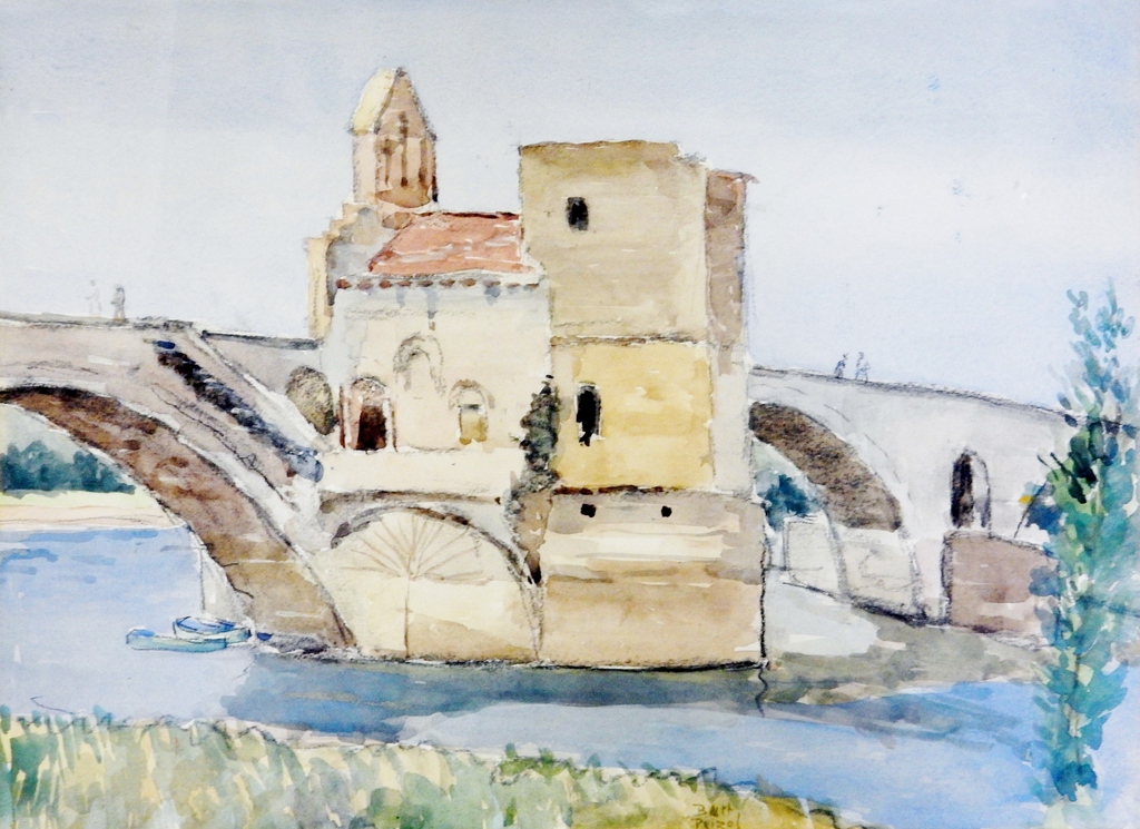 Bart Peizel (1887-1974) - Aquarel Frankrijk kopen? Bied vanaf 125!