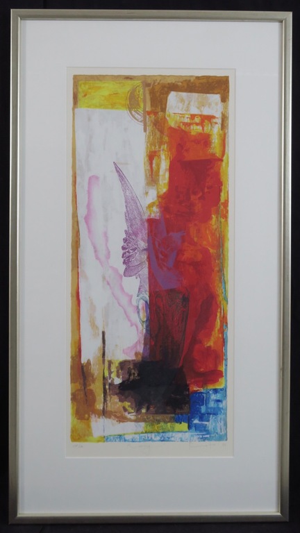 Piotr Konkel: Zeefdruk, Rising - Ingelijst kopen? Bied vanaf 40!