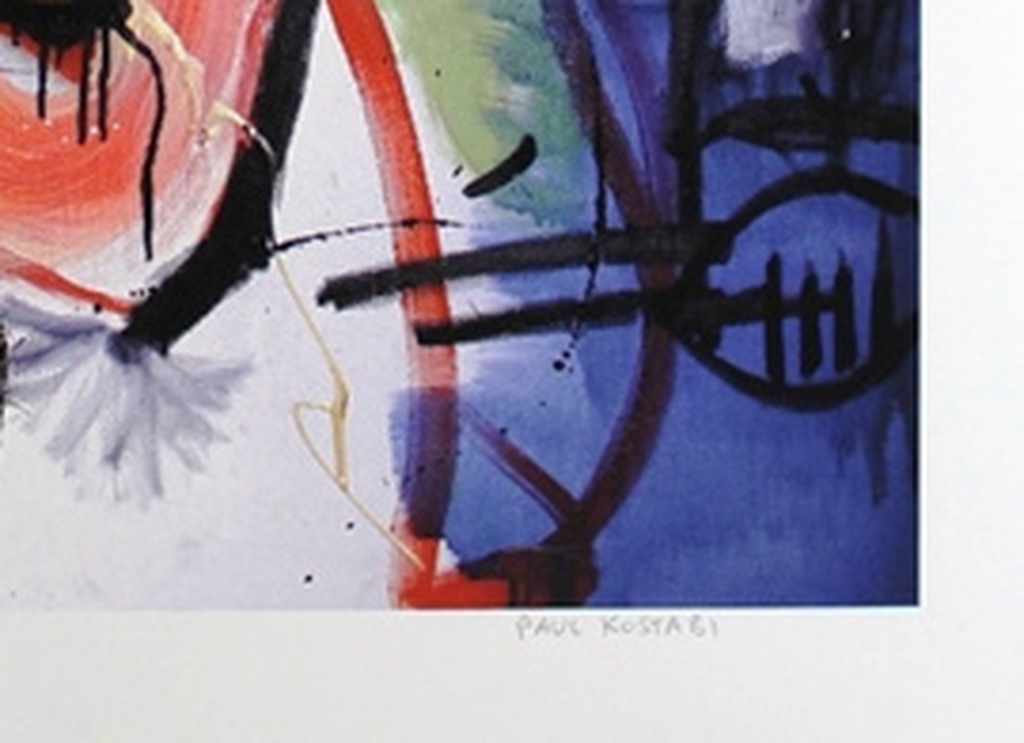 Paul Kostabi : Compositie (giclee op papier) kopen? Bied vanaf 1!