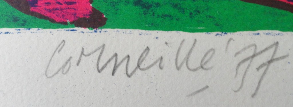 Corneille, kleurenlitho kopen? Bied vanaf 60!