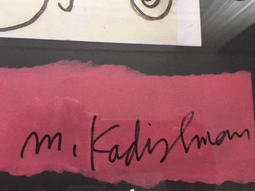 Menashe Kadishman - Zeefdruk - Roadmap to Worldpeace- handgesigneerd kopen? Bied vanaf 200!