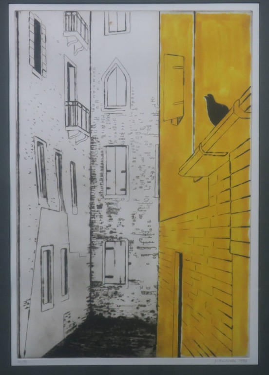 Margeritha Pianarosa: Ets, Venezia 9 - Ingelijst kopen? Bied vanaf 70!