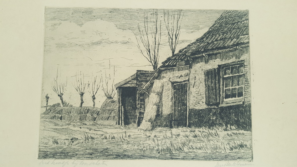 Jan Bartelsman (1889-1948) - 5 etsen, handgesigneerd en getiteld verkocht voor € 45!