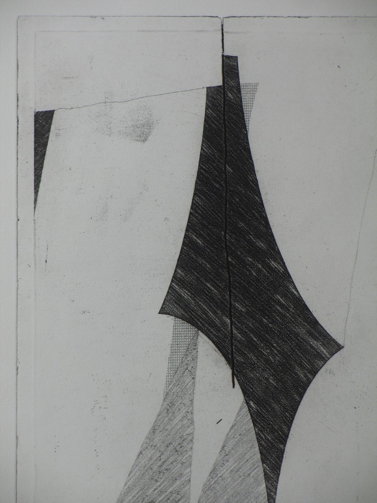 Jan Naezer, Abstracte compositie, Ets 1986 kopen? Bied vanaf 1!