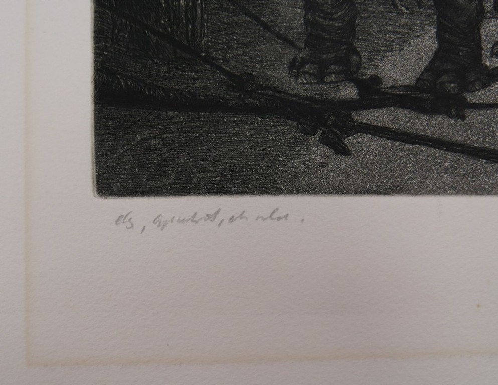 Jan Hurx: Ets, aquatint, Olifant kopen? Bied vanaf 1!