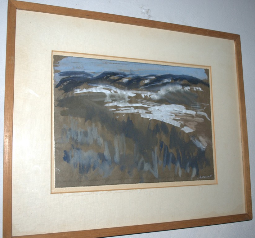 MAAIKE BRAAT: GOUACHE BERGLANDSCHAP kopen? Bied vanaf 45!