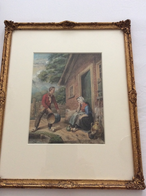 Johannes Engel Masurel 1826-1915   Boer en Boerin voor boerderij  kopen? Bied vanaf 185!