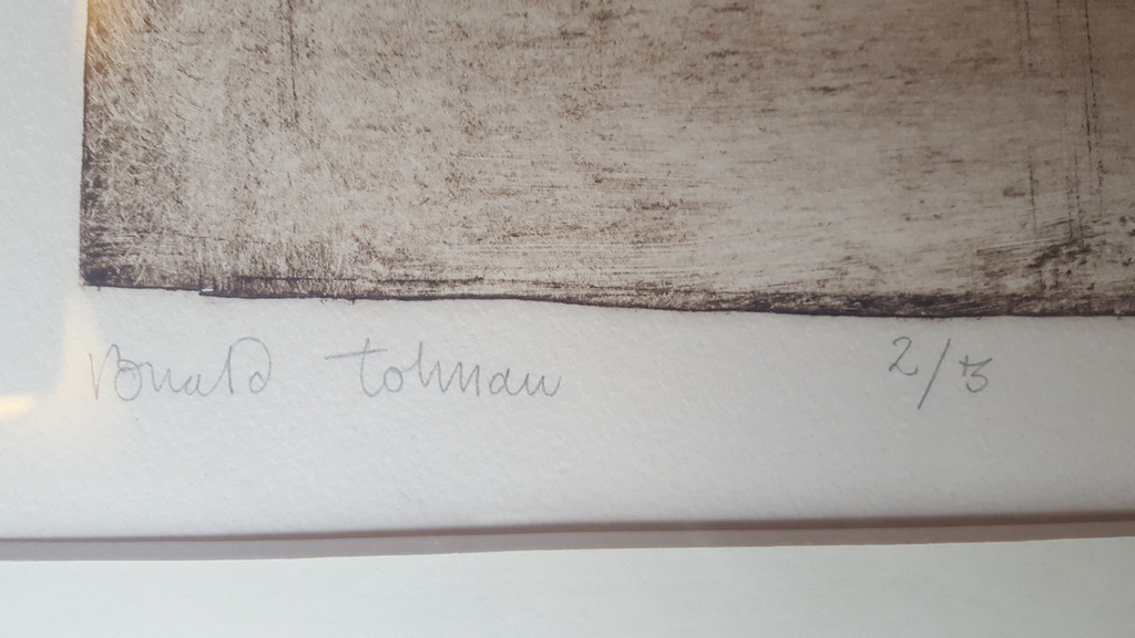 Ronald Tolman (1948) - ets 2/13 - compositie 1975 kopen? Bied vanaf 150!