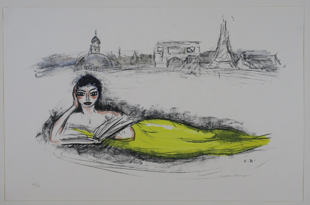 Kees van Dongen: Litho op papier Velin. La Seine, Regards sur Paris kopen? Bied vanaf 975!