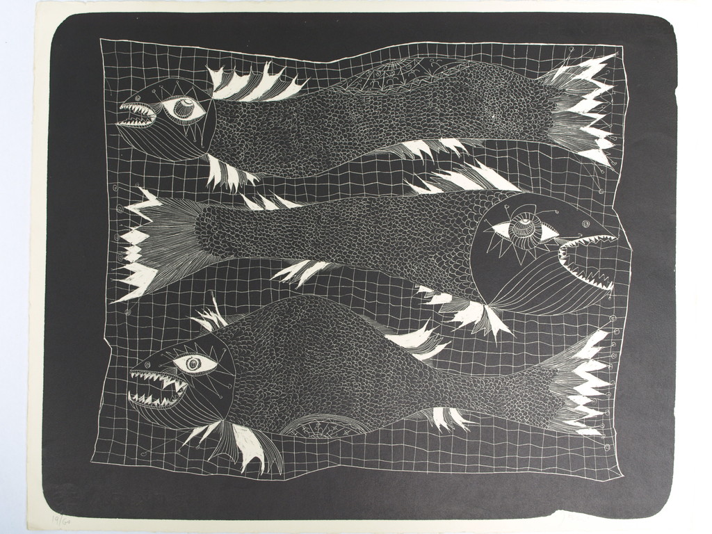 Ets - Vreemde vissen - Gesigneerd –  Oplage 60 - *DAKA-AANBIEDING* kopen? Bied vanaf 23!