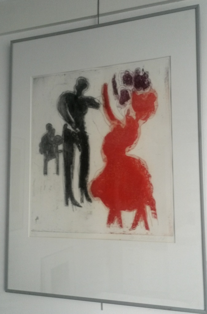 Jan Sierhuis - litho - Flamenco kopen? Bied vanaf 70!
