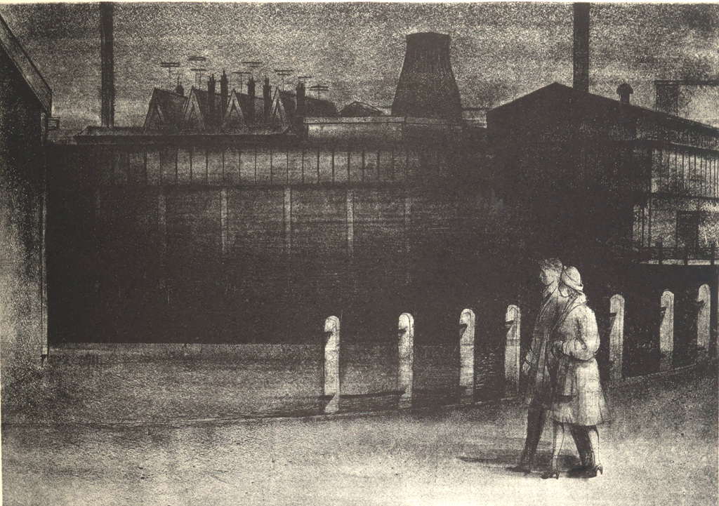 Eduard van Zanden: Litho, Haven verkocht voor € 40!