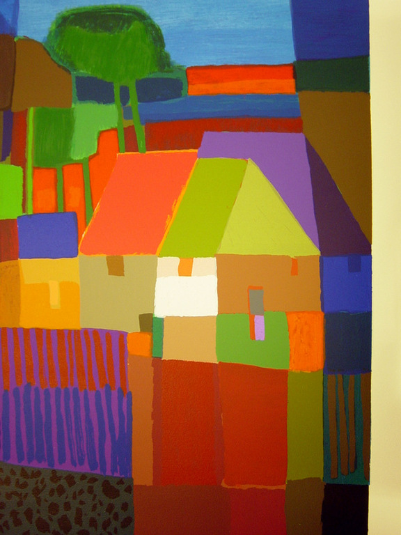 Ton Schulten - zeefdruk - Hemelsblauw - oplage 180 kopen? Bied vanaf 595!