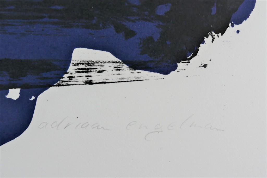   Adine Engelman - Abstracte compositie - Monotype kopen? Bied vanaf 75!