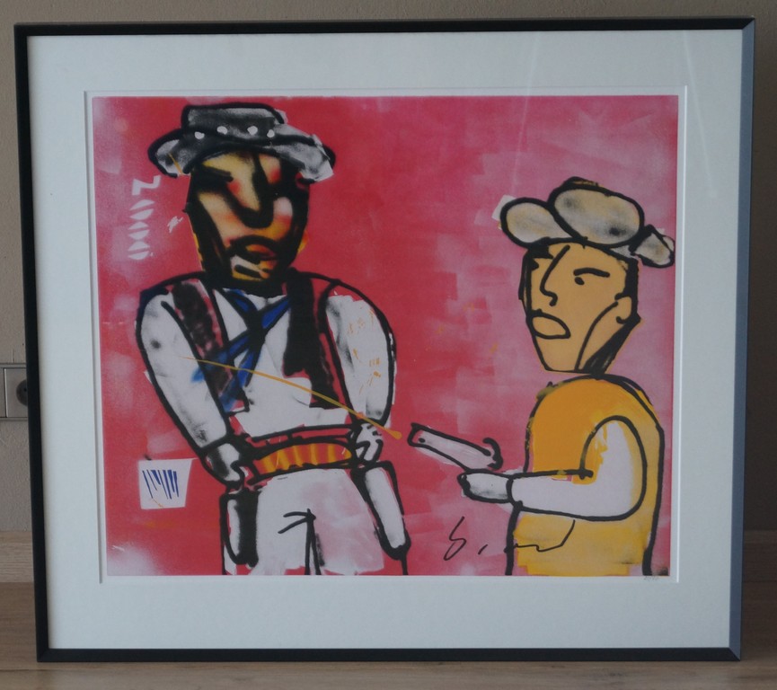 Herman Brood - gesigneerde zeefdruk  kopen? Bied vanaf 125!