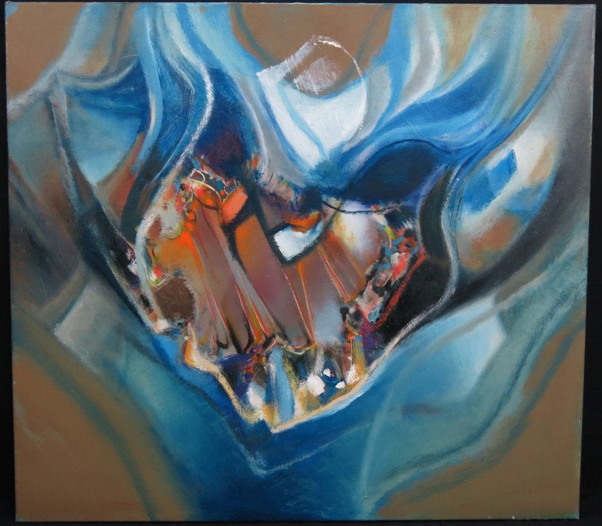 Lambertus de Jong: Olieverf op doek, Zonder titel verkocht voor € 100!