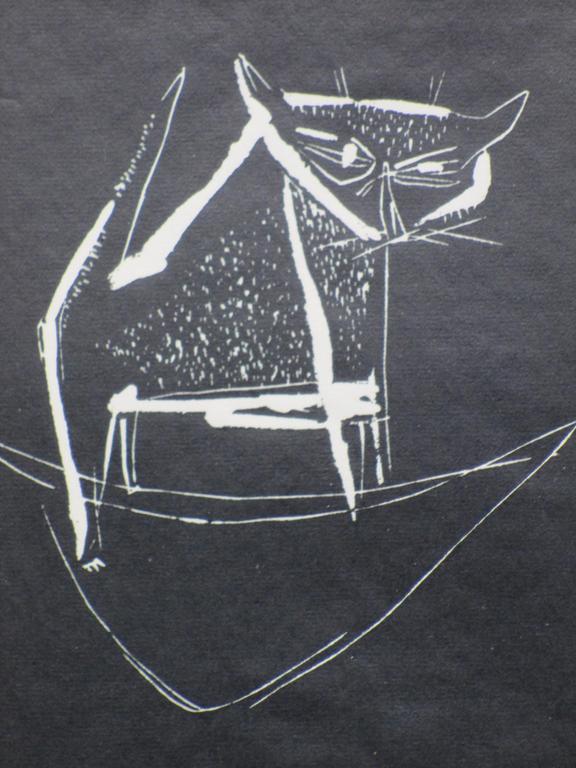 Harry Disberg, Kater, Houtsnede kopen? Bied vanaf 45!