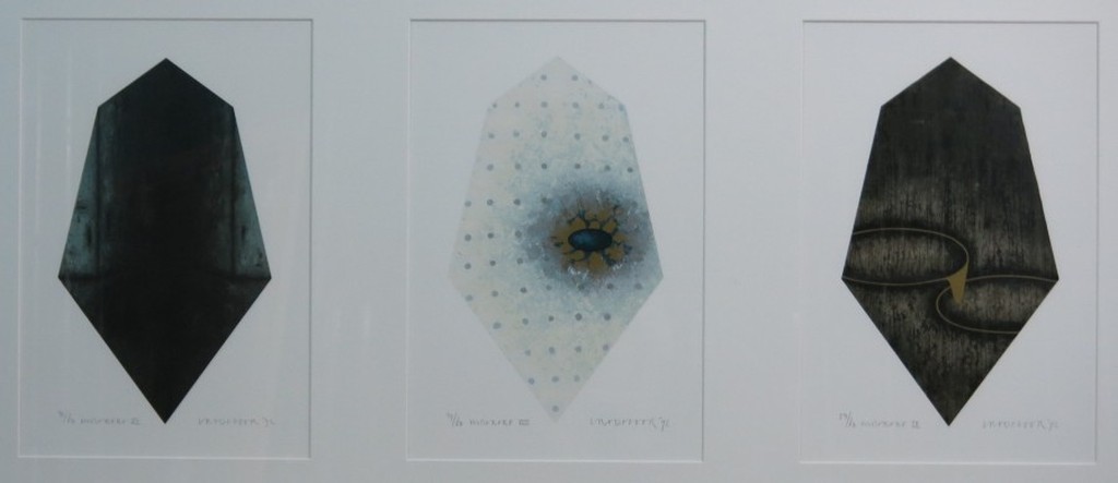 Bert Vredegoor: Zeefdruk, Miserere (Drieluik) - Ingelijst (Groot) kopen? Bied vanaf 150!