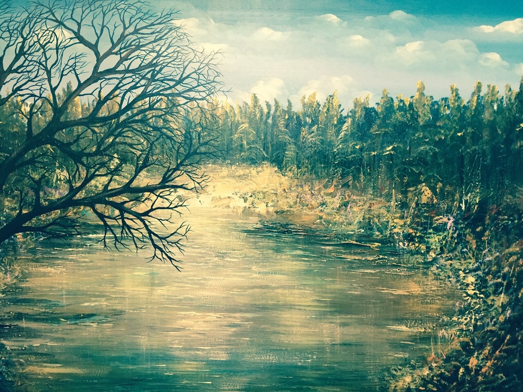 Gena Genadyi - Sunshine - 3d doek 150 x 100 cm kopen? Bied vanaf 1!