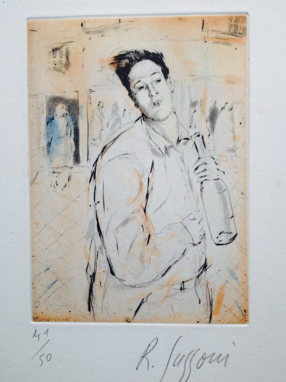 Romain Suzzoni, Man met lege fles,  kopen? Bied vanaf 55!