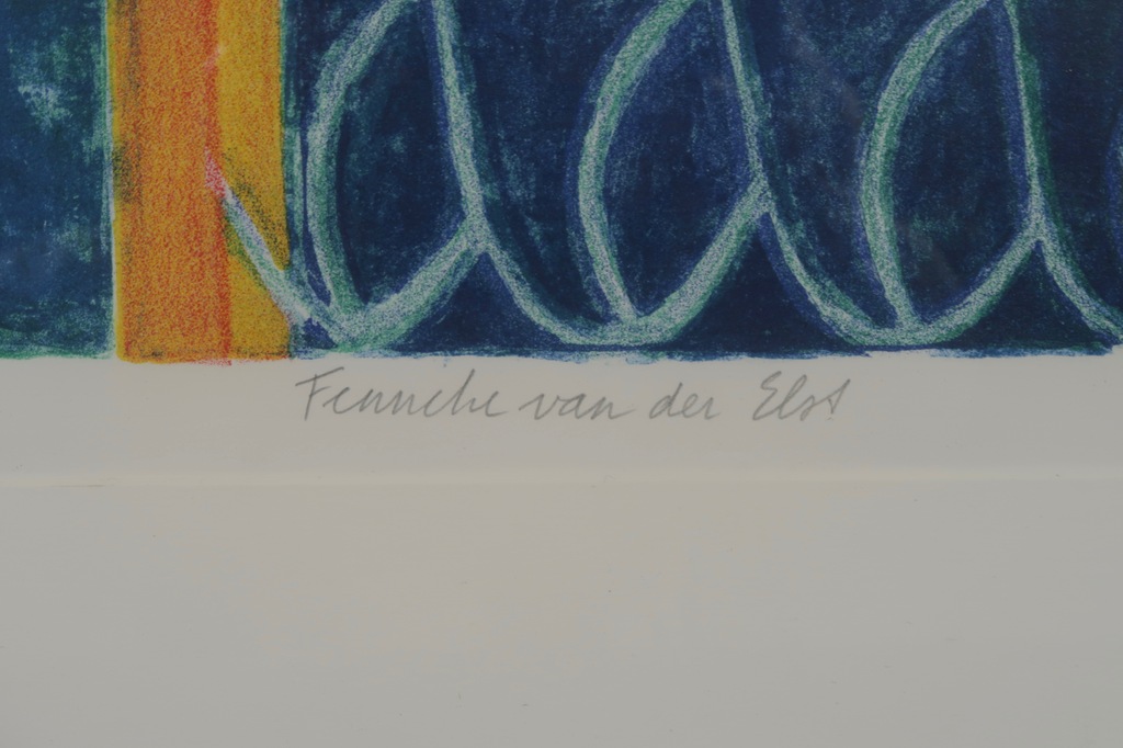 Fenneke van der Elst: Litho, Villa Fiorita - Ingelijst (Groot) kopen? Bied vanaf 1!