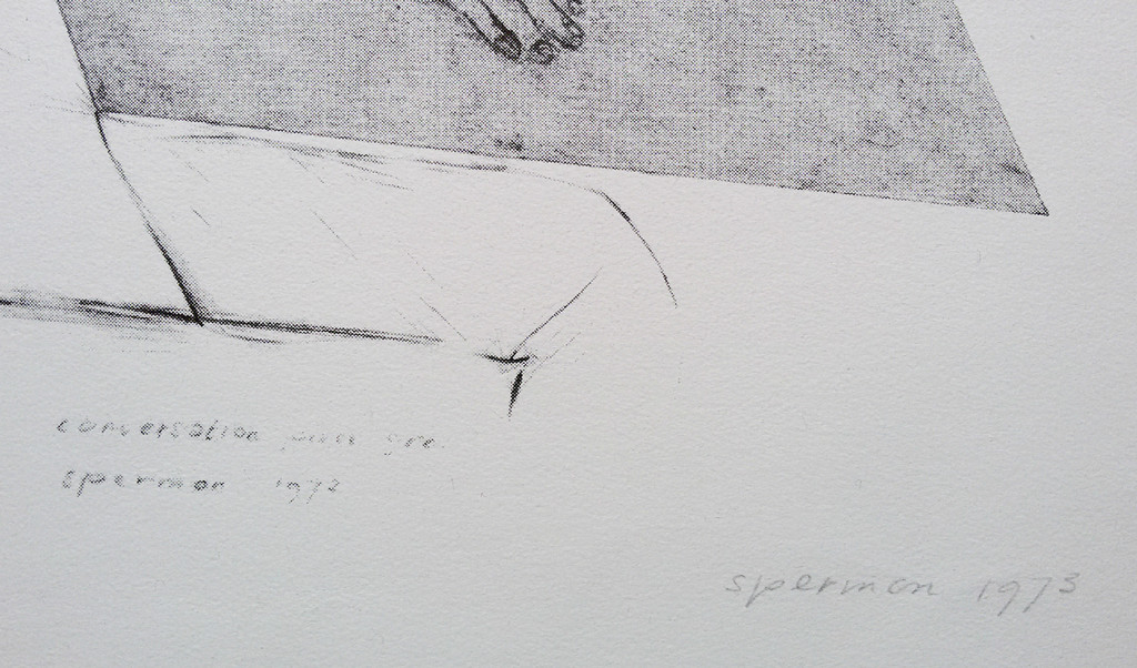 Kees Spermon - Conversation piece grey, zeefdruk kopen? Bied vanaf 1!