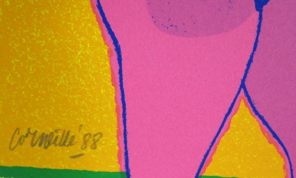 Corneille: Portfolio La sensualite du sensible, 4x Zeefdruk + boek kopen? Bied vanaf 450!