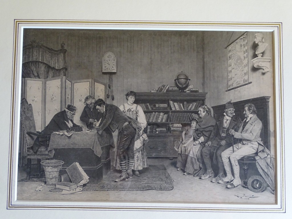 Arturo Ricci (1854-1919), Gravure, ingelijst kopen? Bied vanaf 20!