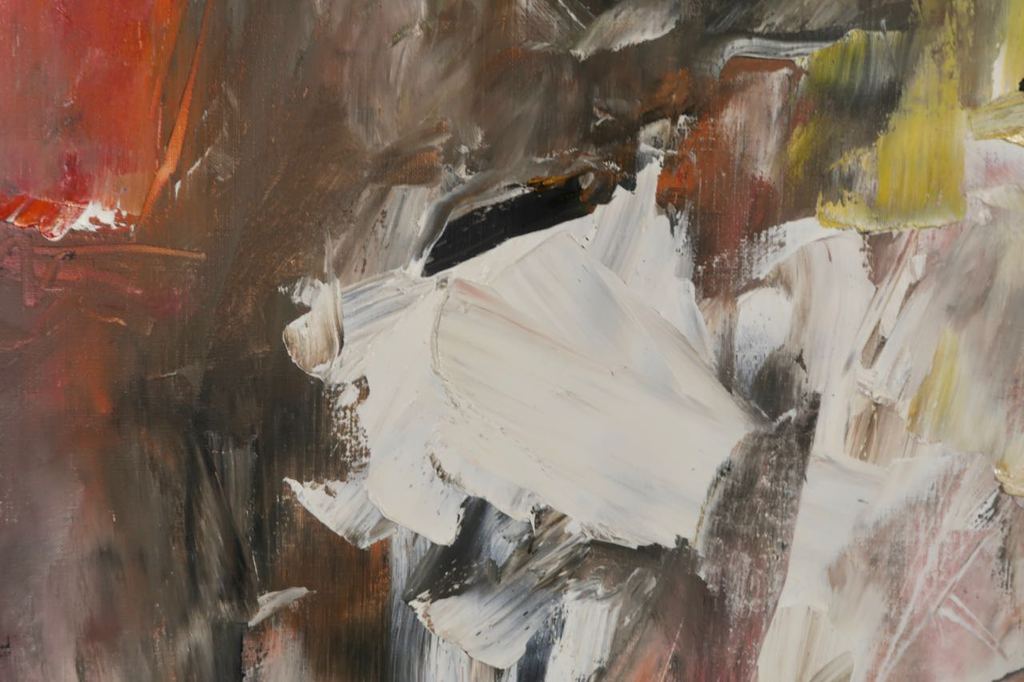 Charlotte Molenkamp: Olieverf op doek, Zonder titel - Ingelijst (Zeer groot) kopen? Bied vanaf 1750!