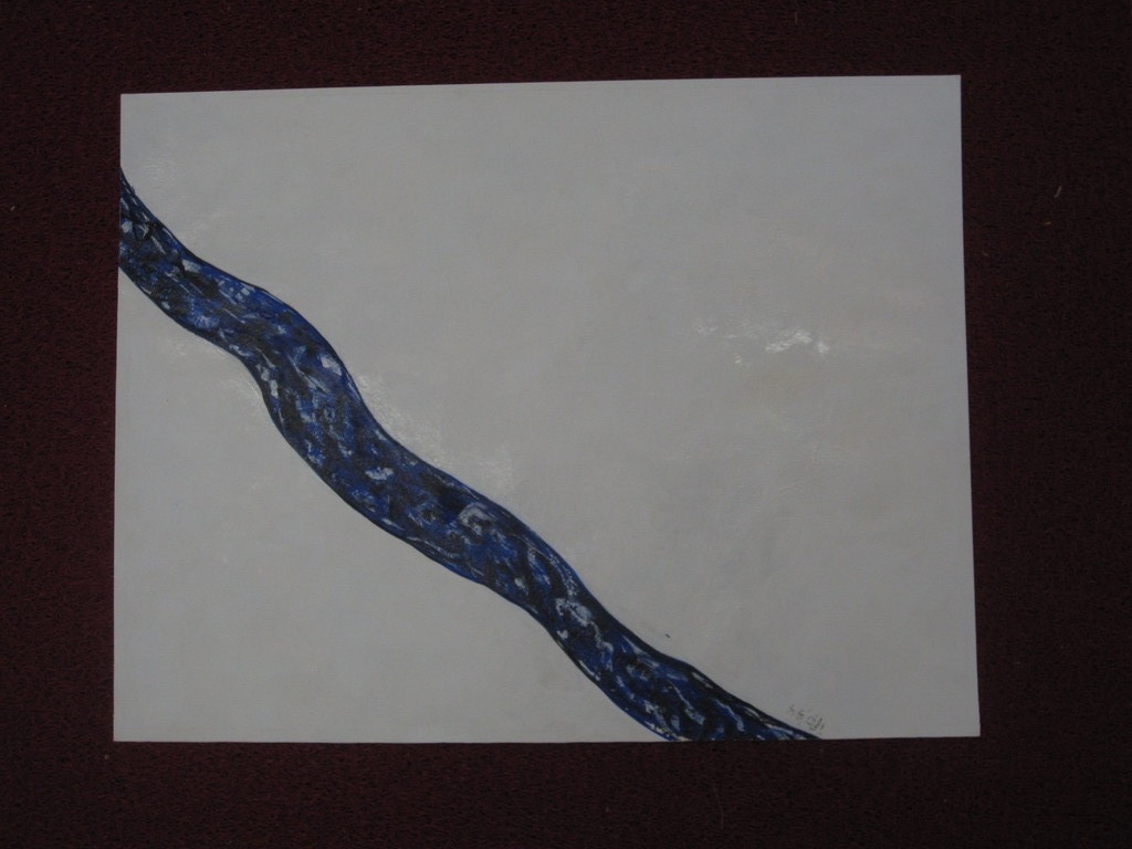 Monique Polak (1947-) Gem.Techniek "Levenslijn" uit serie "Angst en Verdriet '94 kopen? Bied vanaf 1!