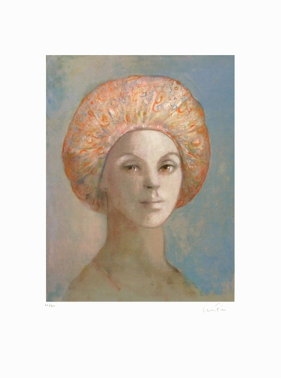 Leonor Fini, Handgesigneerd lithografie, La fille avec le Turban kopen? Bied vanaf 85!