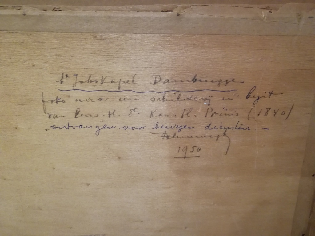 Frans Schuerweghs °1900 - +1983 pentekening, Sint-Jacobs kapel in Dambrugge kopen? Bied vanaf 1!