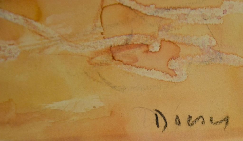 Jacobus Doeser: Aquarel. Koe kopen? Bied vanaf 70!