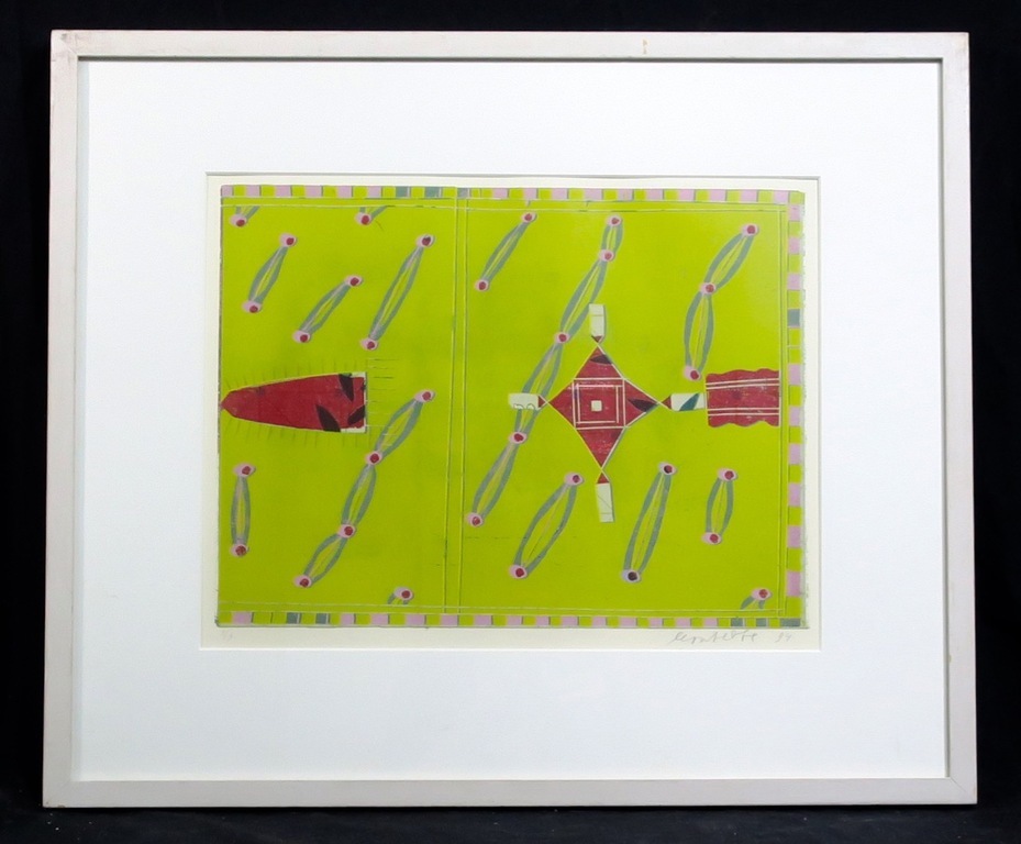 Leon Tebbe: Lino, Zonder titel - Ingelijst kopen? Bied vanaf 1!