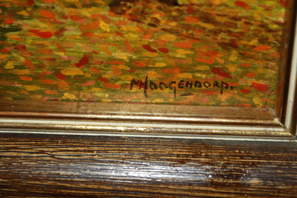 NAIVE KUNST - MEISJE IN DE TUIN van HOOGENDORP kopen? Bied vanaf 1!